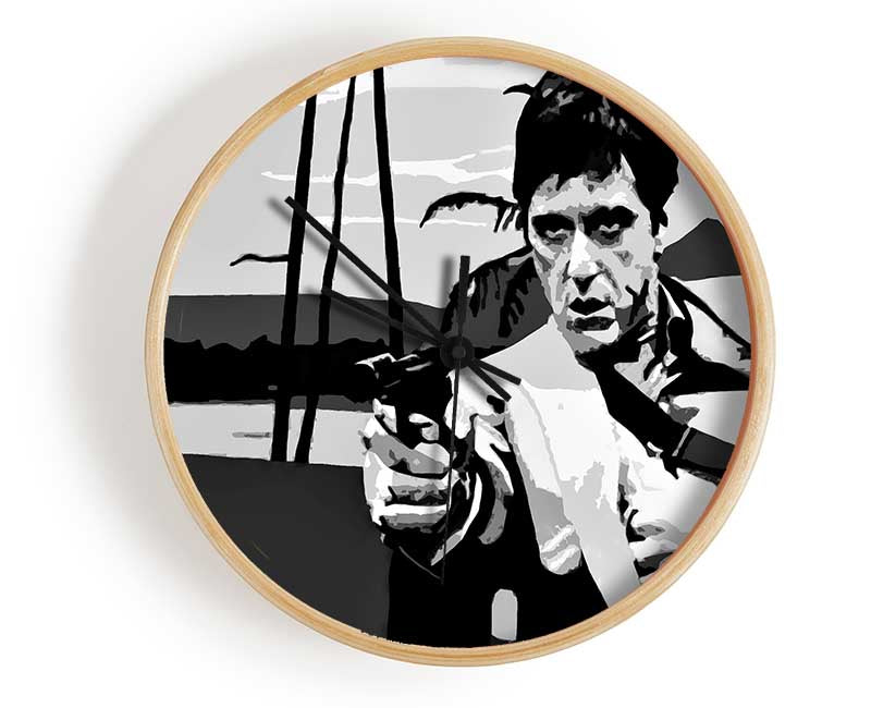 Scarface 02 Clock - Wallart-Direct UK