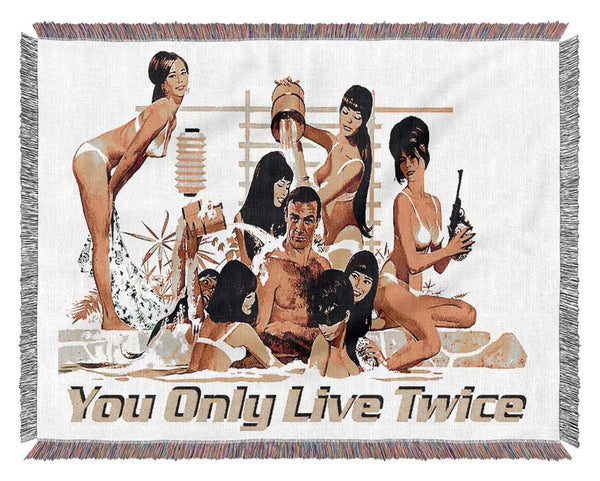 Sean Connery You Only Live Twice Woven Blanket