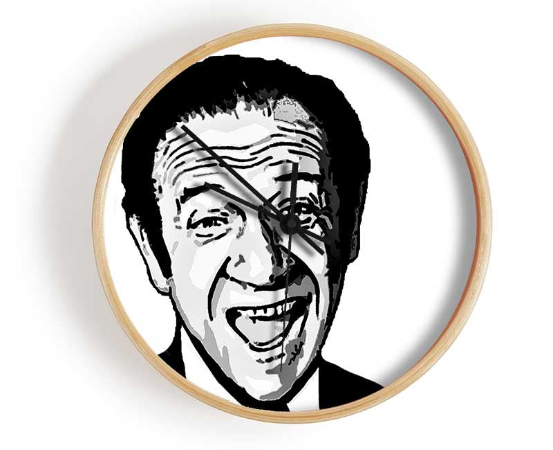 Sid James Carry On Films Clock - Wallart-Direct UK