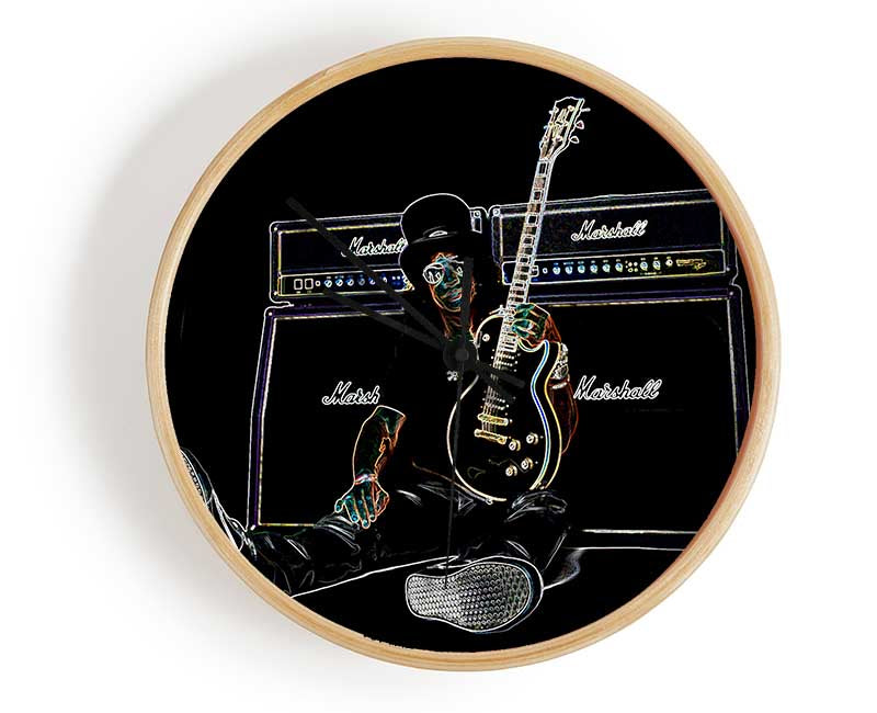 Slash Guitar Clock - Wallart-Direct UK