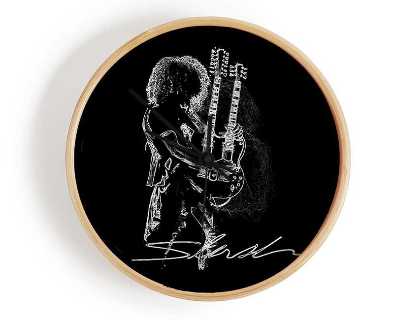 Slash Signature Clock - Wallart-Direct UK