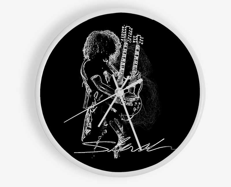 Slash Signature Clock - Wallart-Direct UK