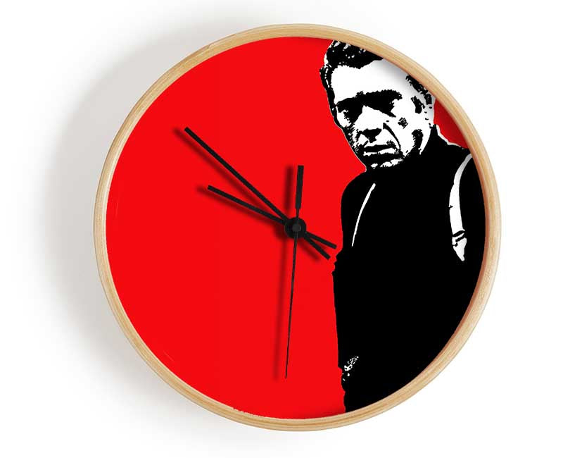 Steve Mcqueen Red Clock - Wallart-Direct UK