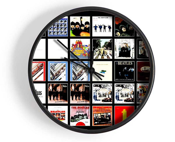 The Beatles Album Cover Clock - Wallart-Direct UK