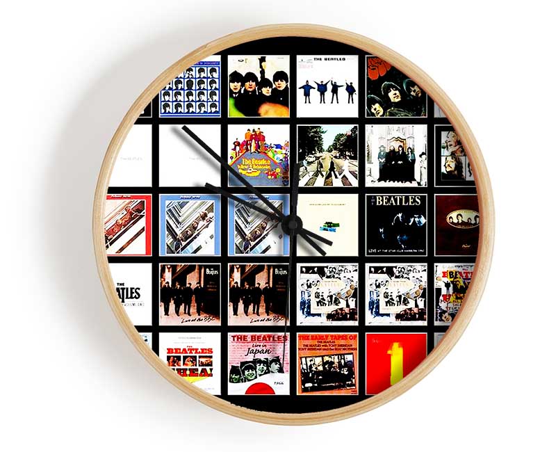 The Beatles Album Cover Clock - Wallart-Direct UK