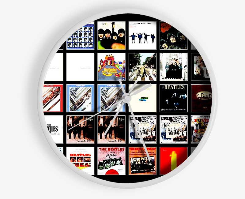 The Beatles Album Cover Clock - Wallart-Direct UK