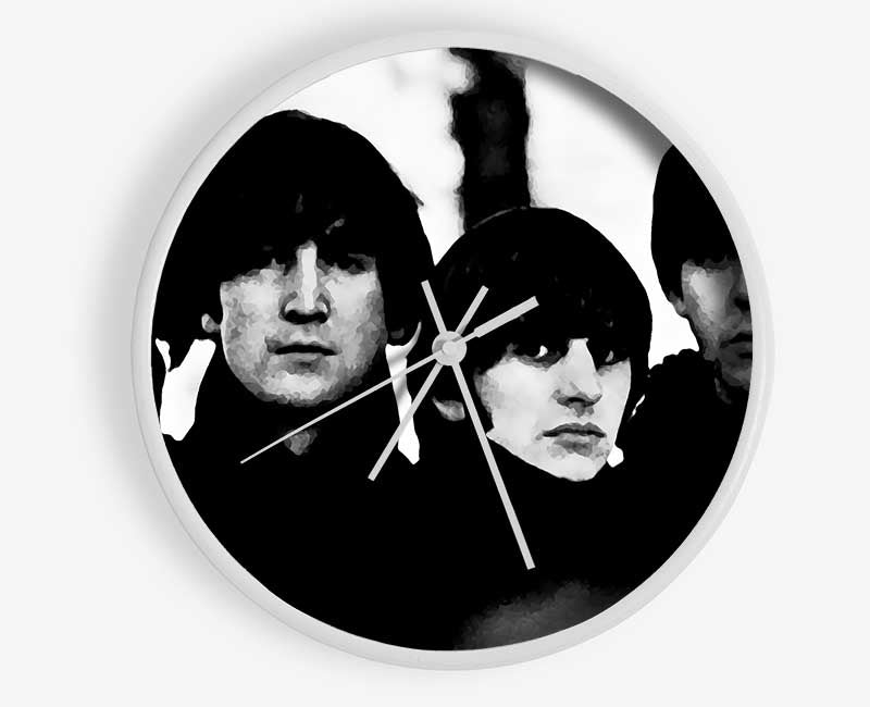 The Beatles In Liverpool Faces 1 Clock - Wallart-Direct UK