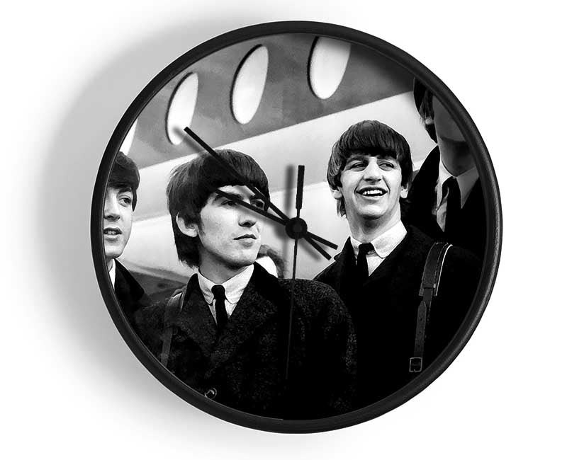 The Beatles Just Landed Clock - Wallart-Direct UK