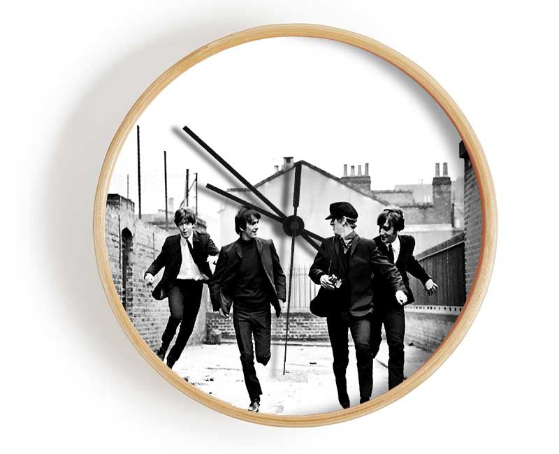 The Beatles Running Clock - Wallart-Direct UK