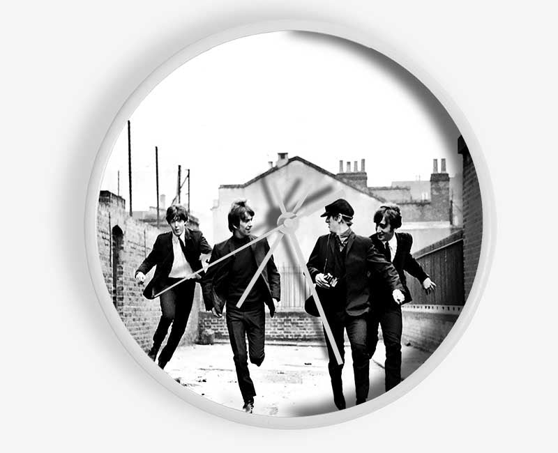 The Beatles Running Clock - Wallart-Direct UK