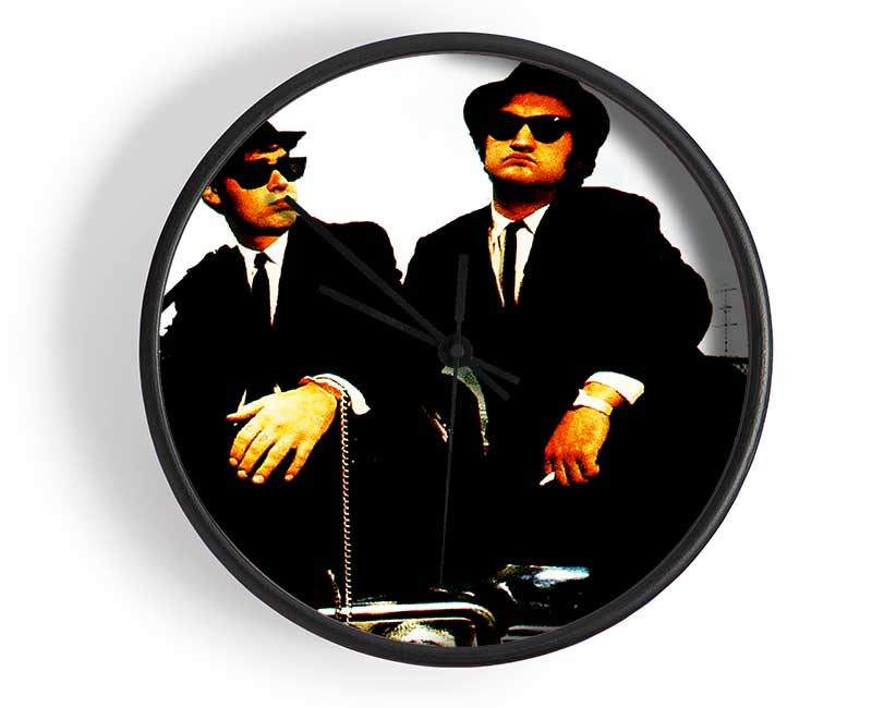 The Blues Brothers Jake And Elwood Clock - Wallart-Direct UK