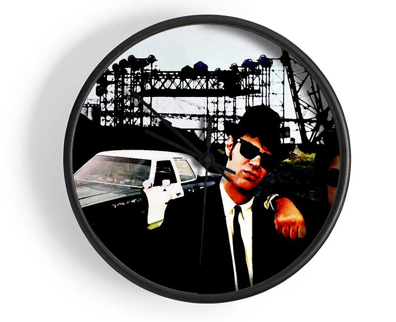 The Blues Brothers Police Car Clock - Wallart-Direct UK