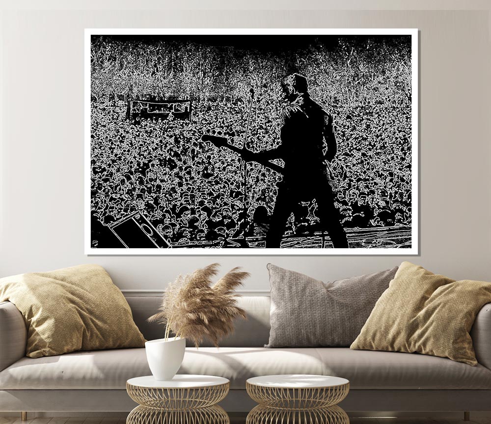 The Clash At Hide Park Print Poster Wall Art