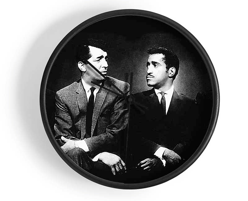 The Rat pack B n W Clock - Wallart-Direct UK