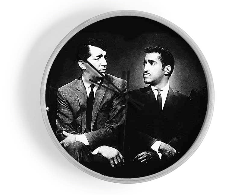 The Rat pack B n W Clock - Wallart-Direct UK