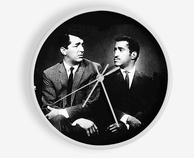 The Rat pack B n W Clock - Wallart-Direct UK