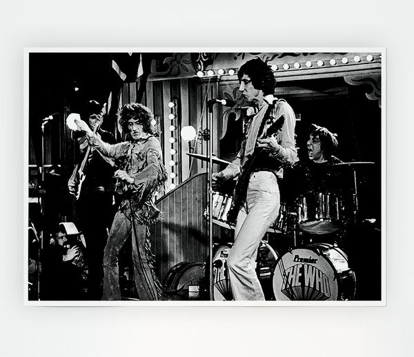 The Who On Stage Print Poster Wall Art