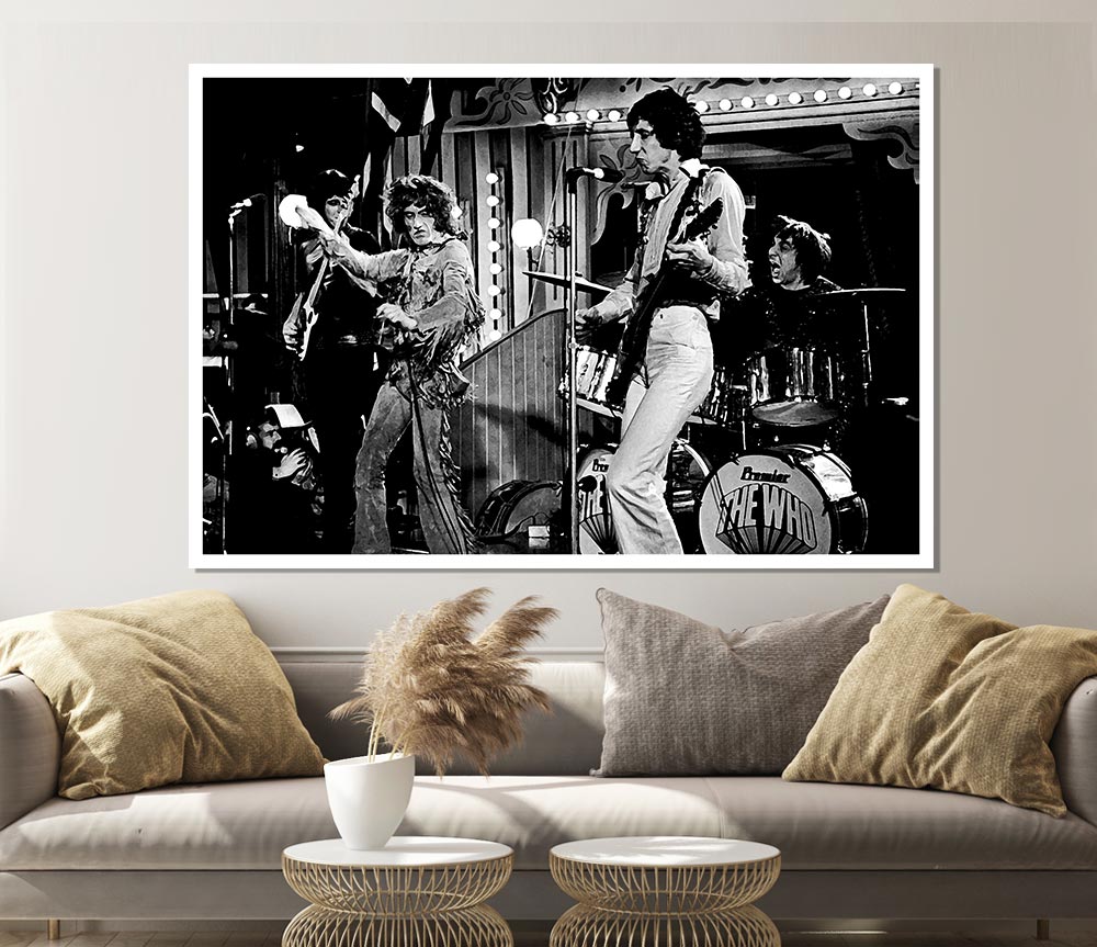 The Who On Stage Print Poster Wall Art