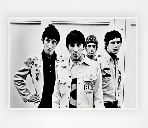 The Who Retro 1960S Print Poster Wall Art