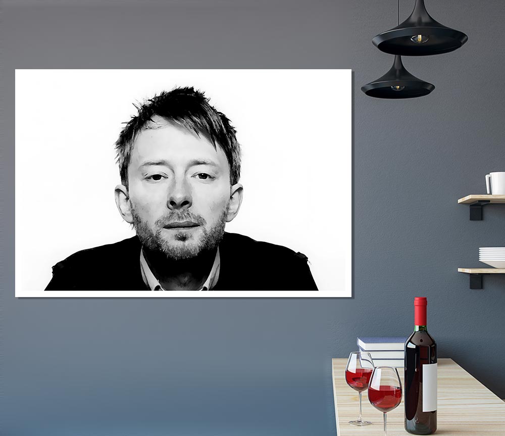 Thom Yorke Radiohead Print Poster Wall Art