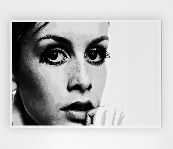 Twiggy First Top Model Print Poster Wall Art