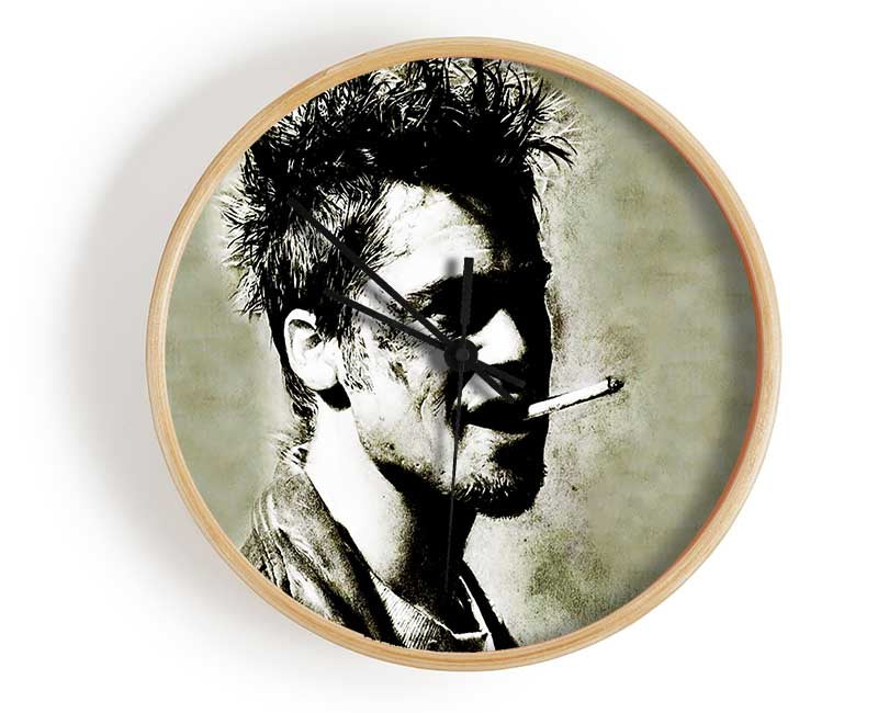 Tyler Durden Brad Pitt Clock - Wallart-Direct UK