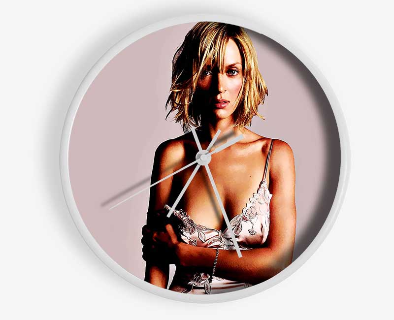 Uma Thurman Clock - Wallart-Direct UK