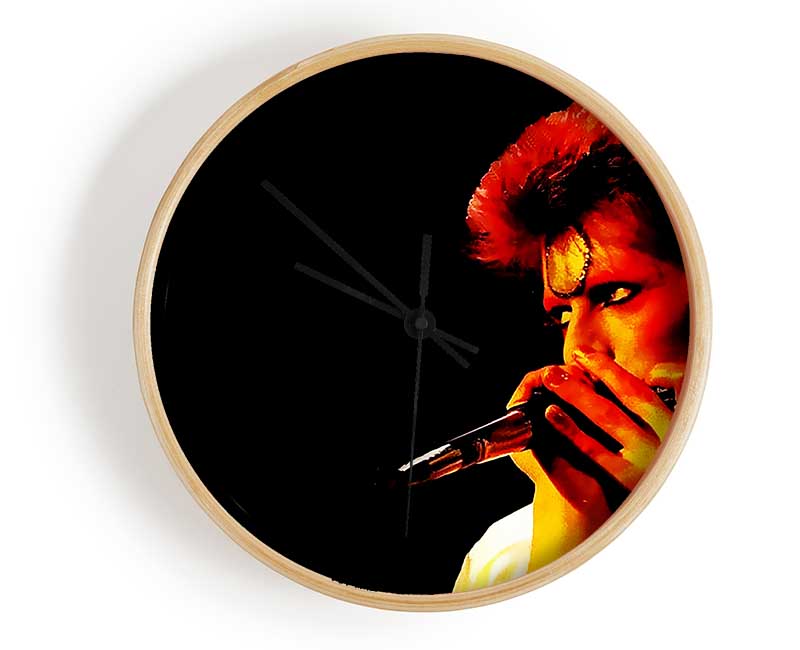 David Bowie Ziggy Pop Clock - Wallart-Direct UK