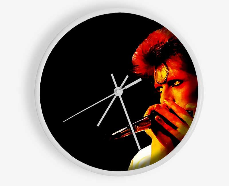 David Bowie Ziggy Pop Clock - Wallart-Direct UK