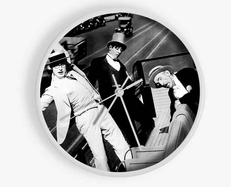 Harold Lloyd Bus Ride Clock - Wallart-Direct UK