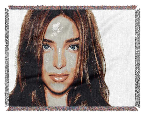 Miranda Kerr Face Woven Blanket