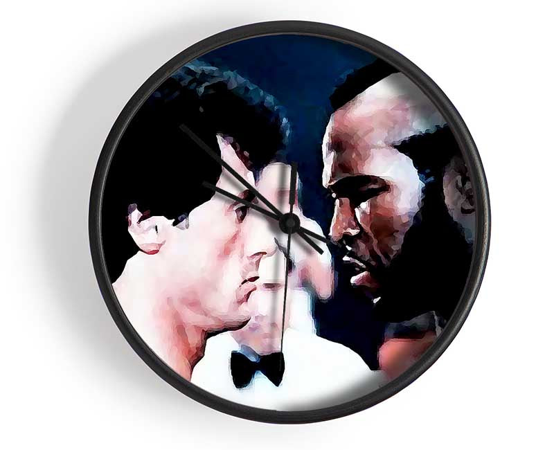 Rocky 3 The Face Off Mr T Clock - Wallart-Direct UK