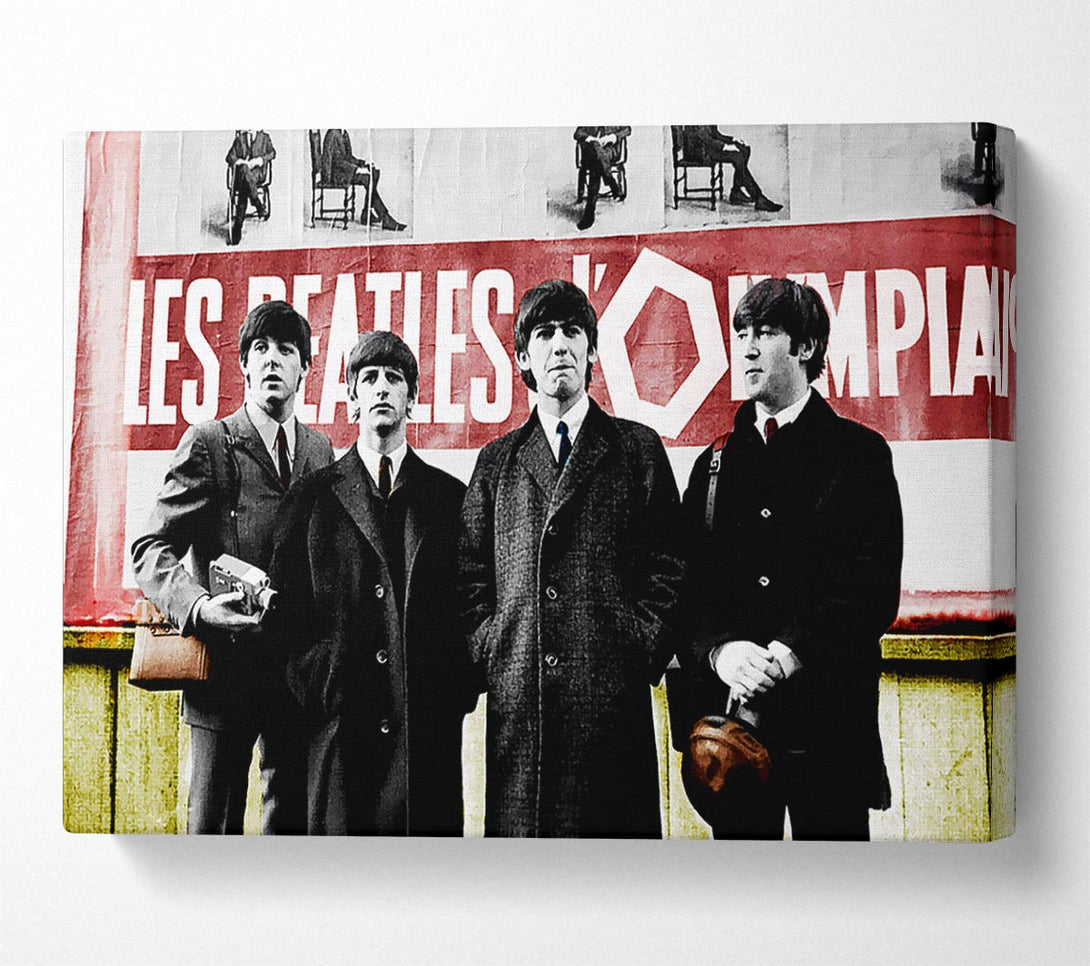 Picture of The Beatles In Liverpool Canvas Print Wall Art