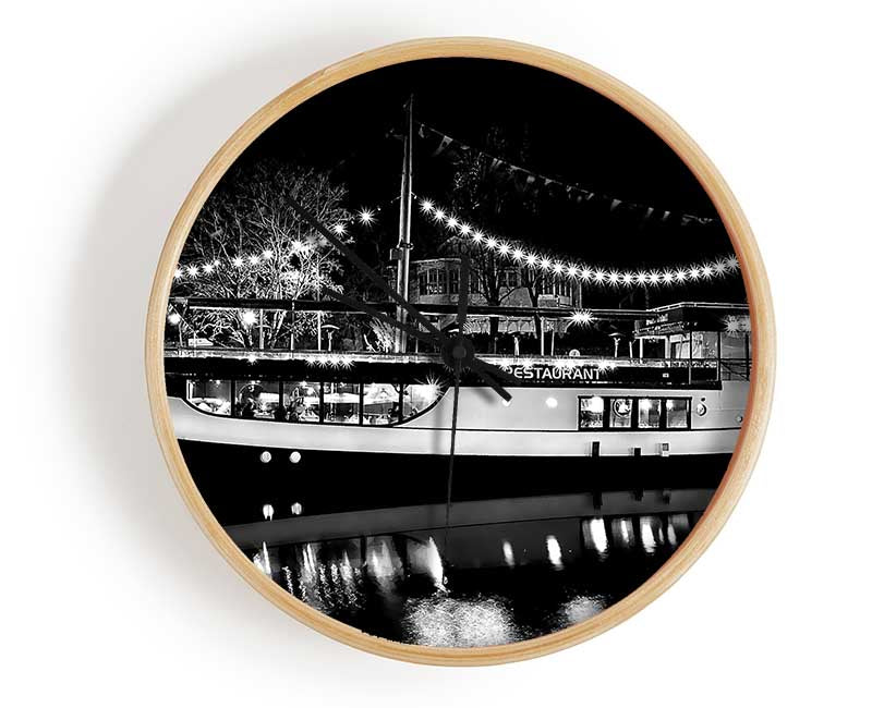 Riverboat Clock - Wallart-Direct UK