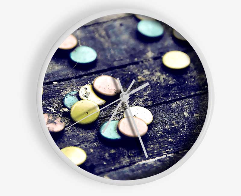 Pins Clock - Wallart-Direct UK