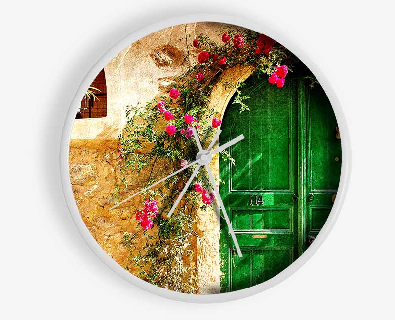 Picturesque Old House Clock - Wallart-Direct UK