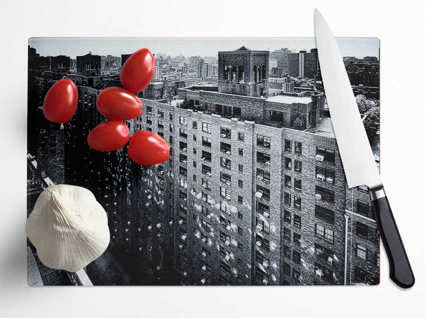 Manhattan New York City Classic Glass Chopping Board