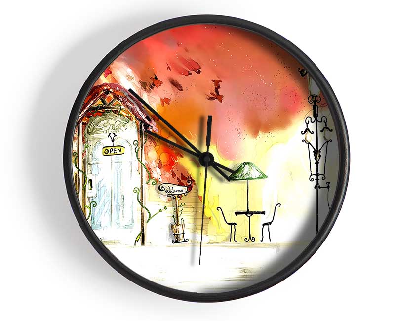 Autumn Scenes Clock - Wallart-Direct UK