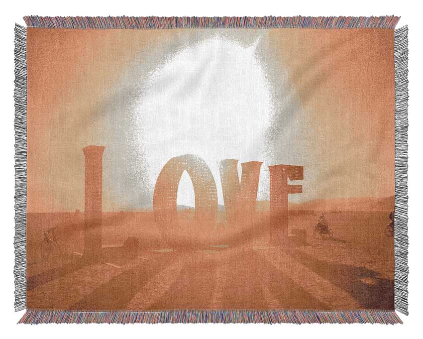 Love Shadow Woven Blanket