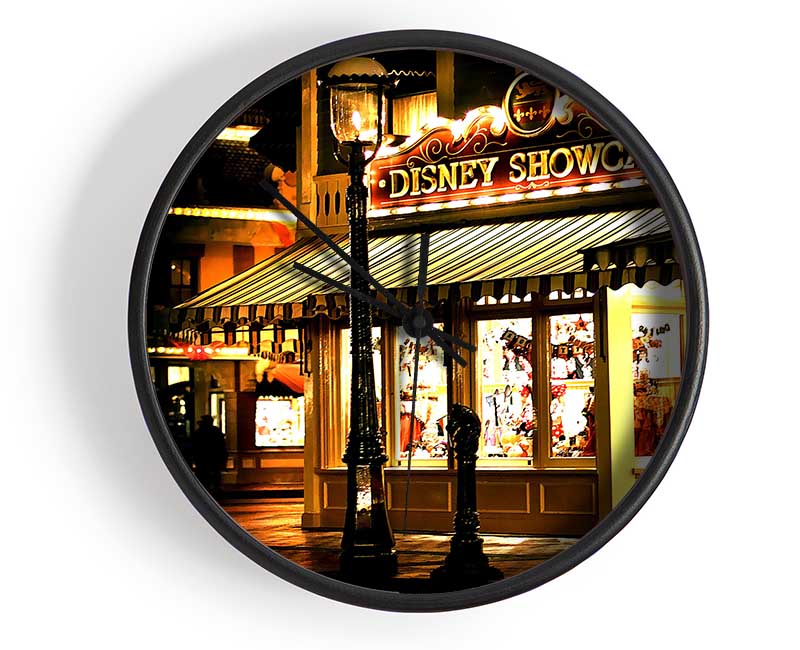 Main Street Noir Clock - Wallart-Direct UK