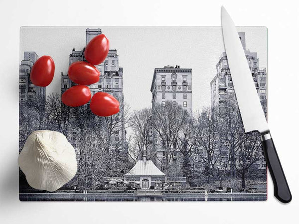 Central Park 2 Glass Chopping Board