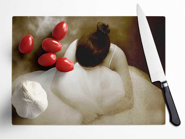 Ballerina Dream Glass Chopping Board