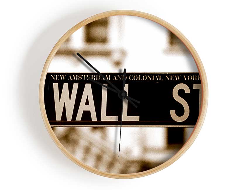 New York City Wall Street Clock - Wallart-Direct UK