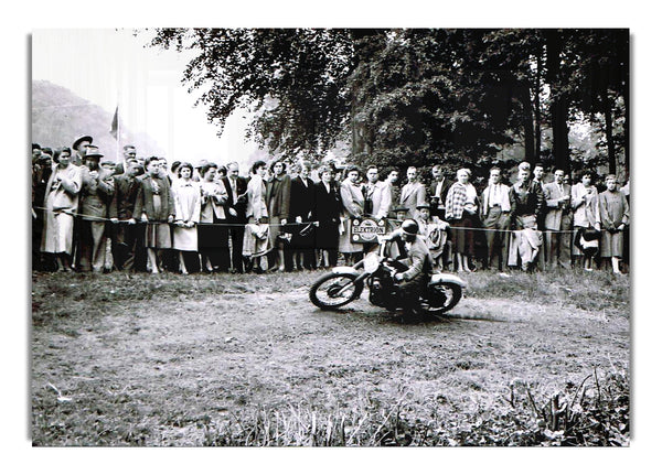 Vintage Motorcross Crowd