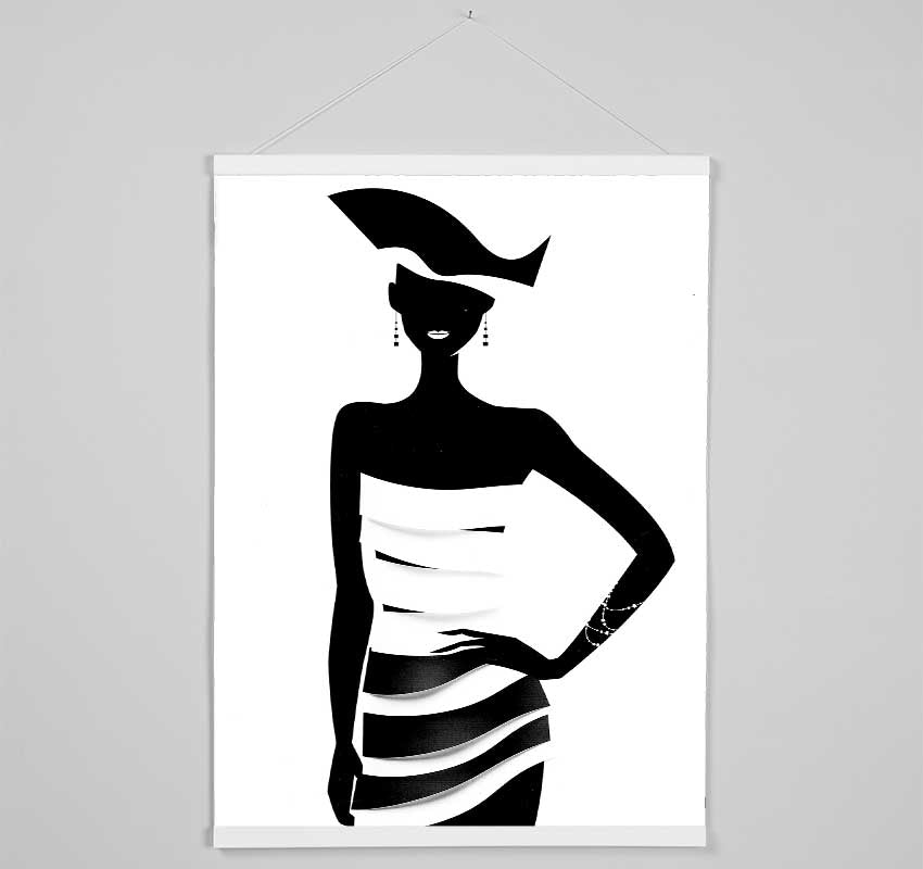 Tribal Woman Hanging Poster - Wallart-Direct UK