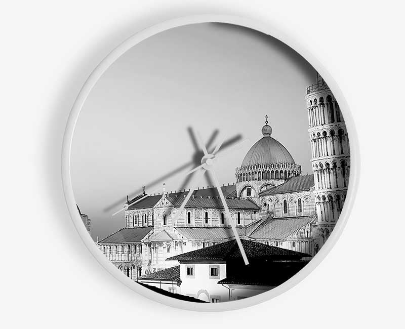 The Leaning Tower Of Pisa Clock - Wallart-Direct UK