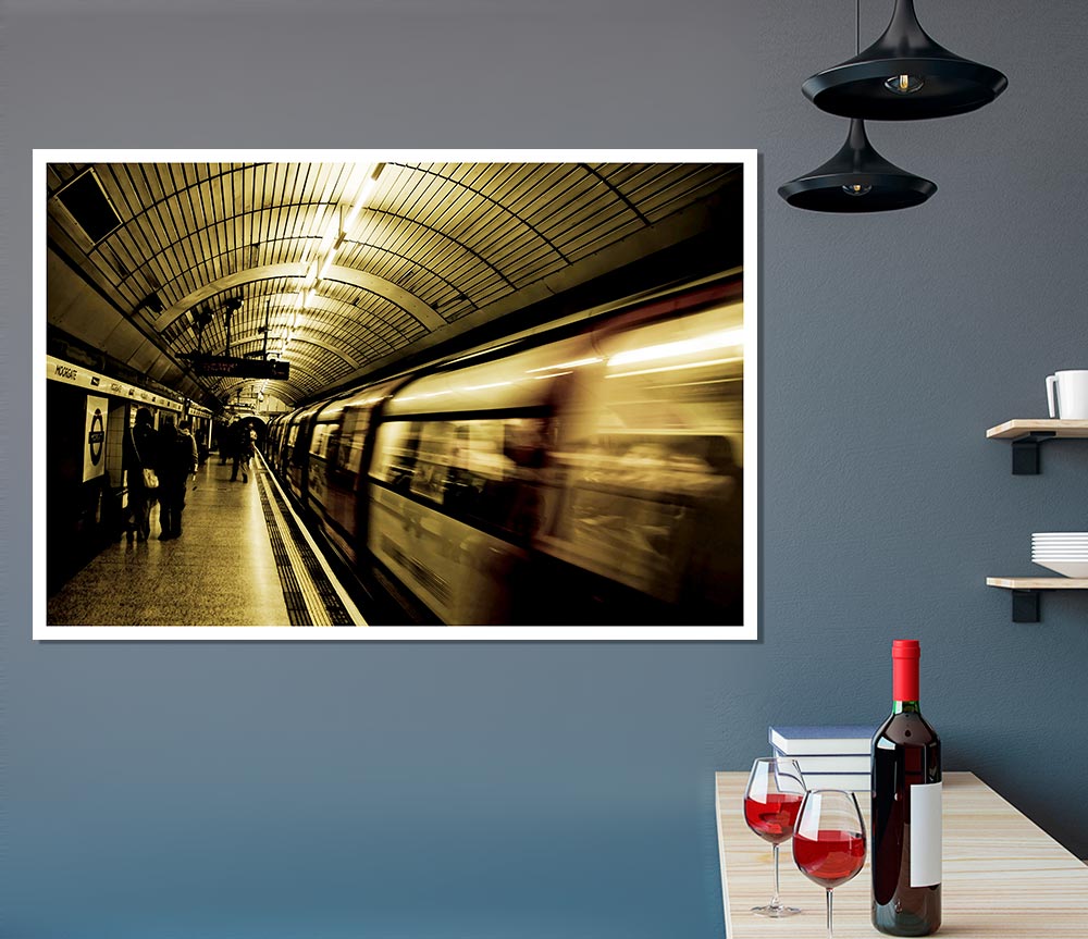 London Underground Tube Print Poster Wall Art