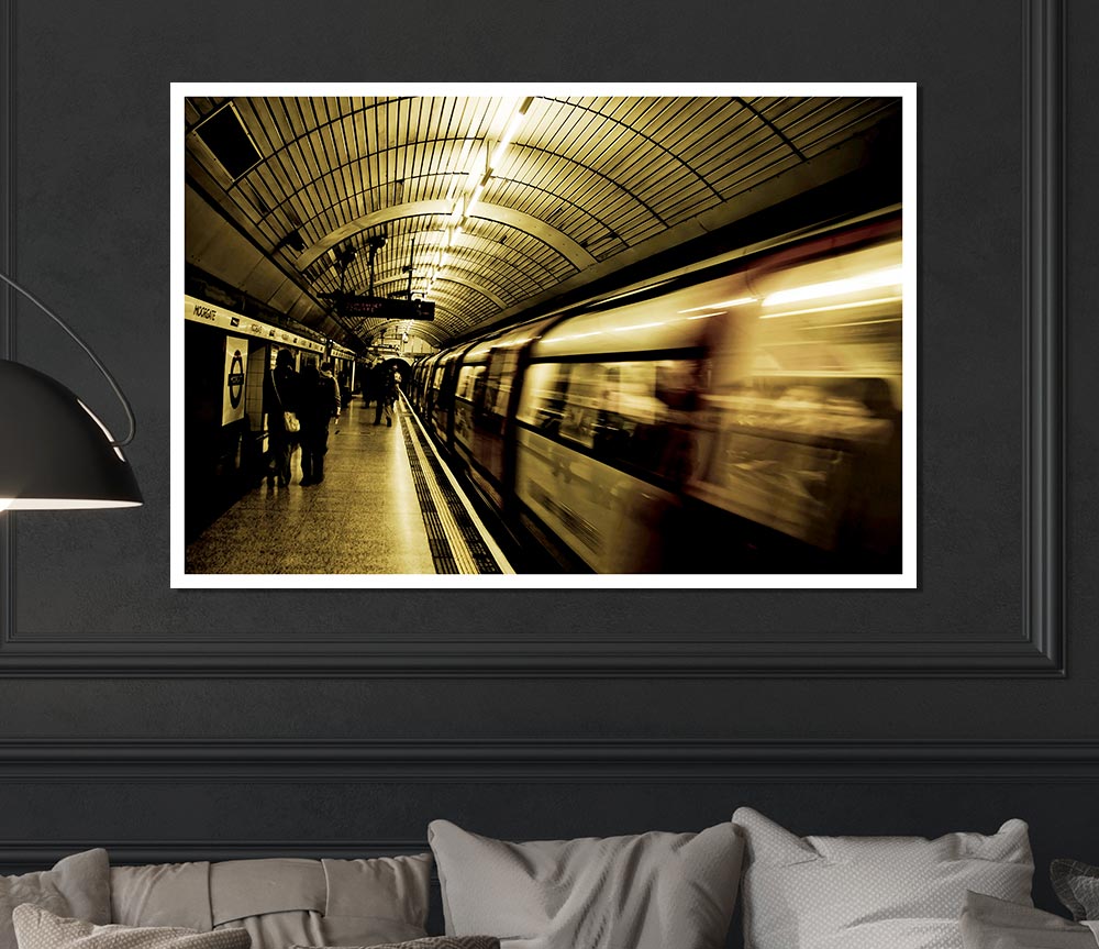 London Underground Tube Print Poster Wall Art