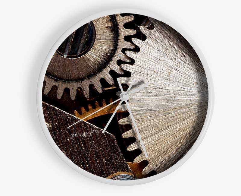 Cogs Of Time Clock - Wallart-Direct UK