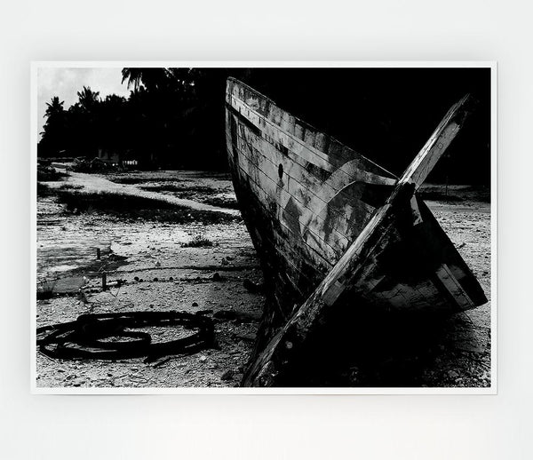 Wrecked Print Poster Wall Art